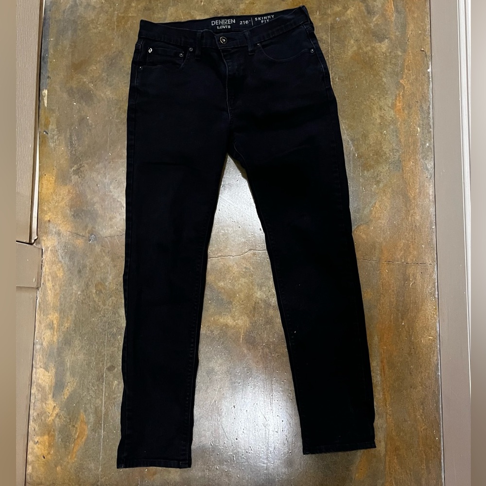 Denison Levi’s Men’s Black Jeans 216 Skinny